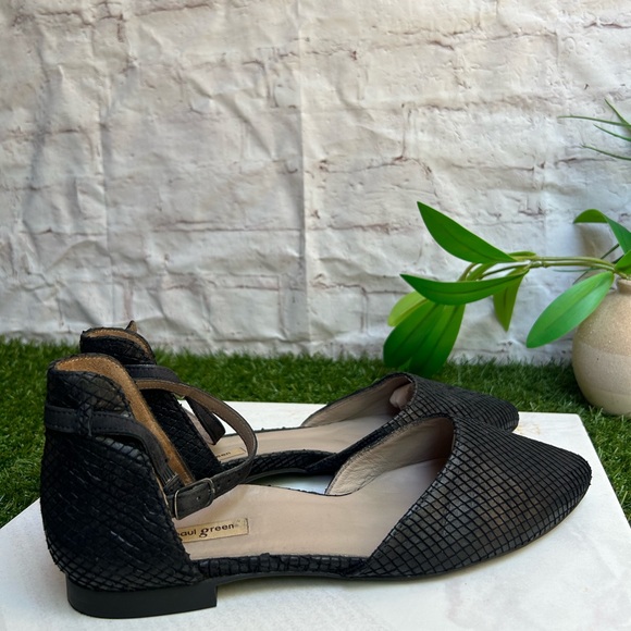 PAUL GREEN Leather snake design Flats size EUR 7 US 9.5 gently used - Picture 6 of 15